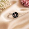 Silver Floral Ring elegant flower inspired jewelry design