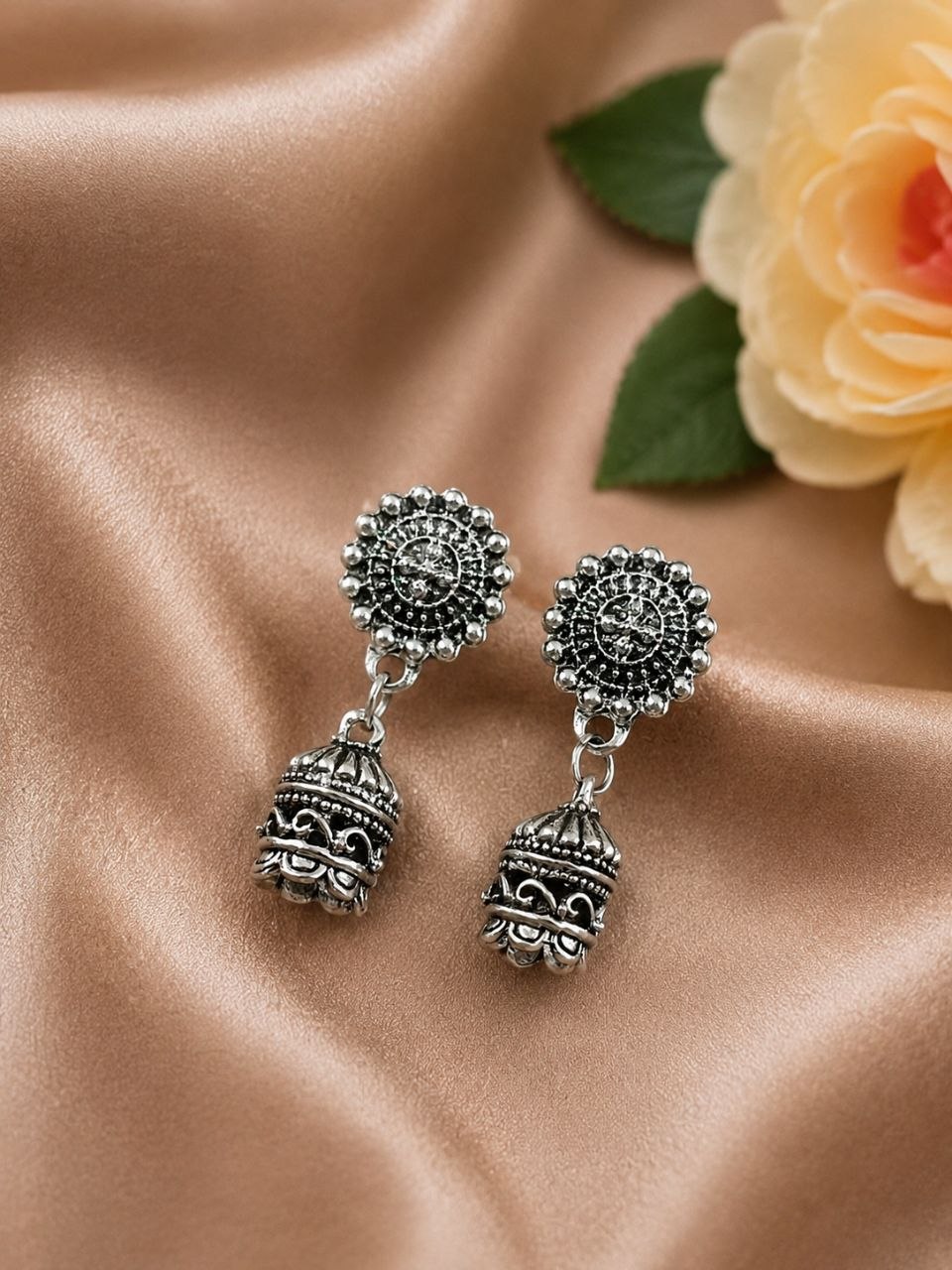 Ethnic Jhumki Earring Traditional Design for LightWeight Minimal Jewelry 2 Ethnic Jhumki Earring elegant traditional jewelry design