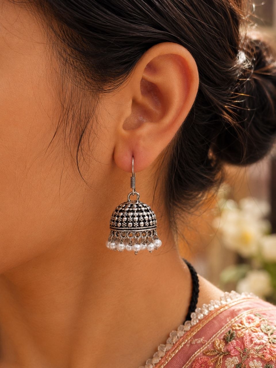 Oxidized Jhumka Earring Vintage Jewelry for Ethnic, Festive & Everyday Wear 4 Oxidized Jhumka Earring elegant vintage ethnic jewelry design