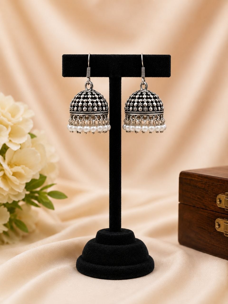 Oxidized Jhumka Earring Vintage Jewelry for Ethnic, Festive & Everyday Wear 2 Oxidized Jhumka Earring elegant vintage ethnic jewelry design