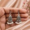 Leaf Jhumki Earring elegant nature inspired jewelry design