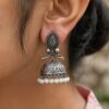 Leaf Jhumka Earring elegant nature inspired jewelry design
