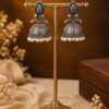 Leaf Jhumka Earring Traditional Jewelry for Festivals & Ethnic Wear 4 Leaf Jhumka Earring elegant nature inspired jewelry design