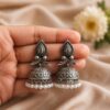 Leaf Jhumka Earring Traditional Jewelry for Festivals & Ethnic Wear 5 Leaf Jhumka Earring elegant nature inspired jewelry design
