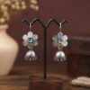 Floral Jhumki Hook Earring elegant flower inspired jewelry design