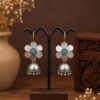 Floral Jhumki Hook Earring elegant flower inspired jewelry design