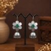 Floral Jhumki Hook Earring elegant flower inspired jewelry design