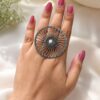 Vintage Floral Ring elegant antique flower jewelry design