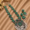 Peacock Necklace Set elegant traditional jewelry design
