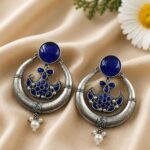 Bulk 52 Antique Designer Earring Elegant Jewelry for Weddings & Festive Wear - Blue