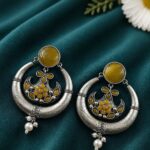 Bulk 58 Antique Designer Earring Elegant Jewelry for Weddings & Festive Wear - "Yellow"