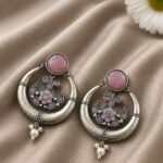 Bulk 64 Antique Designer Earring Elegant Jewelry for Weddings & Festive Wear - ''BabyPink''