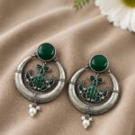 Bulk 66 Antique Designer Earring Elegant Jewelry for Weddings & Festive Wear - "Green"