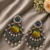 Peacock Two Tone Earring Traditional Jewelry for Weddings, Festivals & Party Wear 20 Peacock Two Tone Earring with elegant traditional two-tone jewelry design