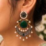 Bird Two Tone Earring Traditional Jewelry for Weddings, Festivals & Party Wear
