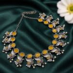 Ethnic Peacock Necklace Traditional Jewelry for Weddings, Festivals & Casual Wear