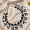 Ethnic Peacock Necklace elegant traditional peacock jewelry design