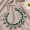 Ethnic Peacock Necklace elegant traditional peacock jewelry design