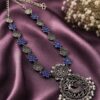 Oxidized Peacock Necklace elegant traditional ethnic jewelry design