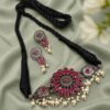 Floral Thread Necklace elegant handmade floral jewelry design