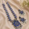 Stylish Peacock Necklace Set elegant traditional peacock jewelry design