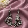 Unique Monkey Hook Earring Artistic Jewelry for Ethnic & Casual Wear 4 Unique Monkey Hook Earring artistic animal-inspired jewelry design