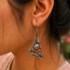 Unique Monkey Hook Earring artistic animal-inspired jewelry design