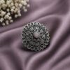 Silver Floral Ring elegant flower inspired jewelry design