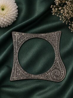 Designer Silver Bangle elegant traditional jewelry design
