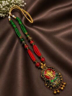 Antique Meenakari Necklace elegant handcrafted traditional jewelry design