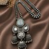 Oxidized Leaf Necklace elegant nature-inspired traditional jewelry design