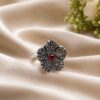 Ethnic Oxidized Ring elegant traditional vintage jewelry design