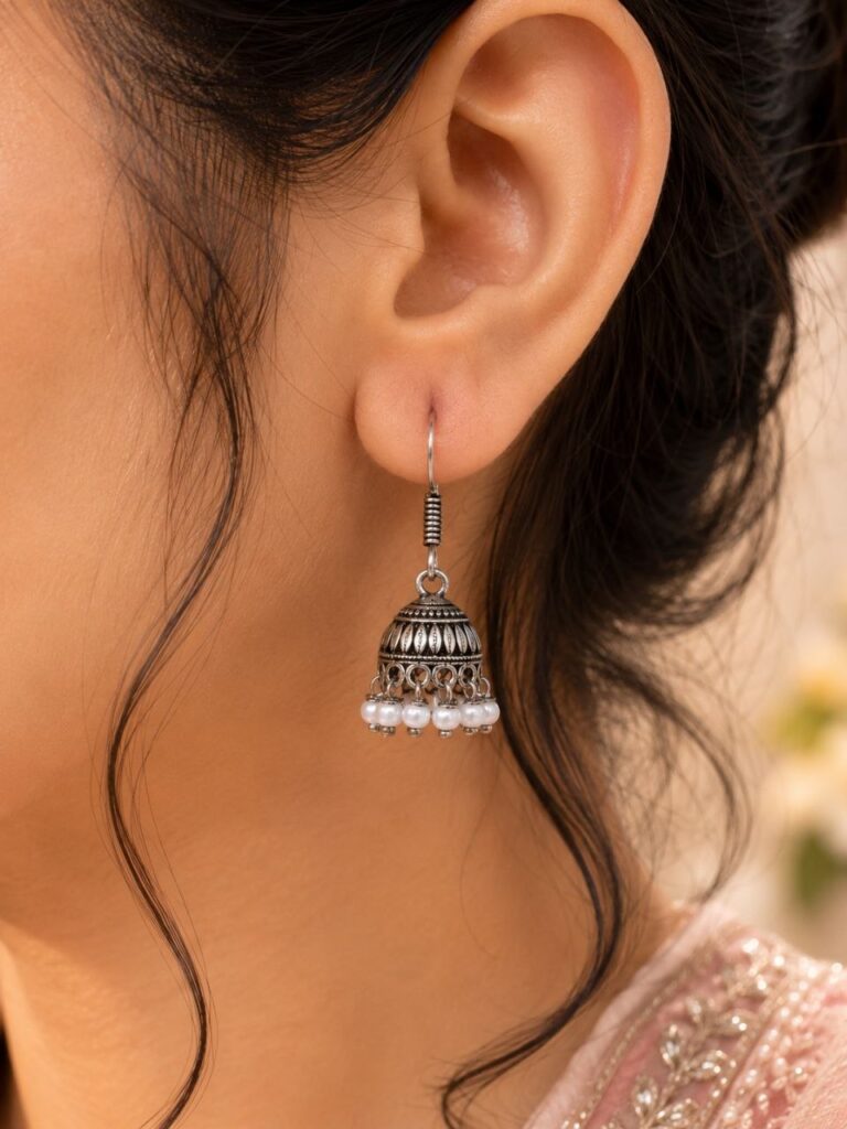LightWeight Jhumki Earring Elegant Design for Festivals & Party Wear Jewelry