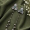 Silver Floral Kashmiri Earring Traditional Jewelry for Weddings, Festivals & Ethnic Wear 14 Silver Floral Kashmiri Earring elegant traditional jewelry design