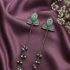 Silver Floral Kashmiri Earring Traditional Jewelry for Weddings, Festivals & Ethnic Wear 13 Silver Floral Kashmiri Earring elegant traditional jewelry design
