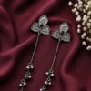 Silver Floral Kashmiri Earring Traditional Jewelry for Weddings, Festivals & Ethnic Wear 10 Silver Floral Kashmiri Earring elegant traditional jewelry design