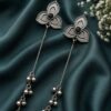 Silver Floral Kashmiri Earring Traditional Jewelry for Weddings, Festivals & Ethnic Wear 9 Silver Floral Kashmiri Earring elegant traditional jewelry design