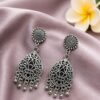 Silver Floral Earring Minimalist Jewelry for Weddings & Party Wear 18 Silver Floral Earring elegant floral jewelry design