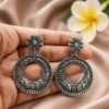 Silver Floral Earring elegant floral silver jewelry