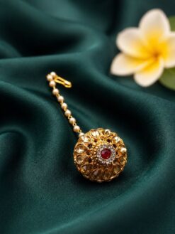 Stylish Maang Tikka elegant traditional bridal jewelry
