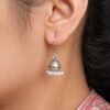 Oxidized Jhumki Earring elegant traditional vintage jewelry