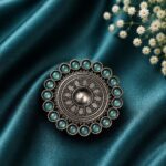Bulk 44 Designer Floral Hair Pin Traditional Hair Accessory for Weddings, Festivals & Party Wear - "MInt"