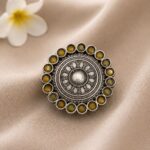 Bulk 40 Designer Floral Hair Pin Traditional Hair Accessory for Weddings, Festivals & Party Wear - "Yellow"
