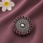 Bulk 38 Designer Floral Hair Pin Traditional Hair Accessory for Weddings, Festivals & Party Wear - "Red"