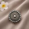 Designer Floral Hair Pin elegant bridal floral hair accessory