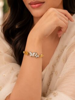 Anti Tarnish Butterfly Bangle premium gold plated jewelry