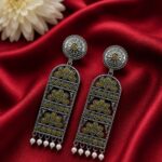 Bulk 22 Handmade Silver Earring Artisan Crafted Jewelry for Traditional & Everyday Wear - "Yellow"