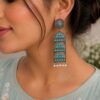 Handmade Silver Earring artisan handcrafted silver jewelry