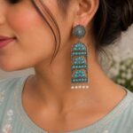 Handmade Silver Earring Artisan Crafted Jewelry for Traditional & Everyday Wear