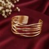 Designer Anti Tarnish Bangle Premium Gold Jewelry for Modern & Party Wear 5 Designer Anti Tarnish Bangle premium gold plated jewelry